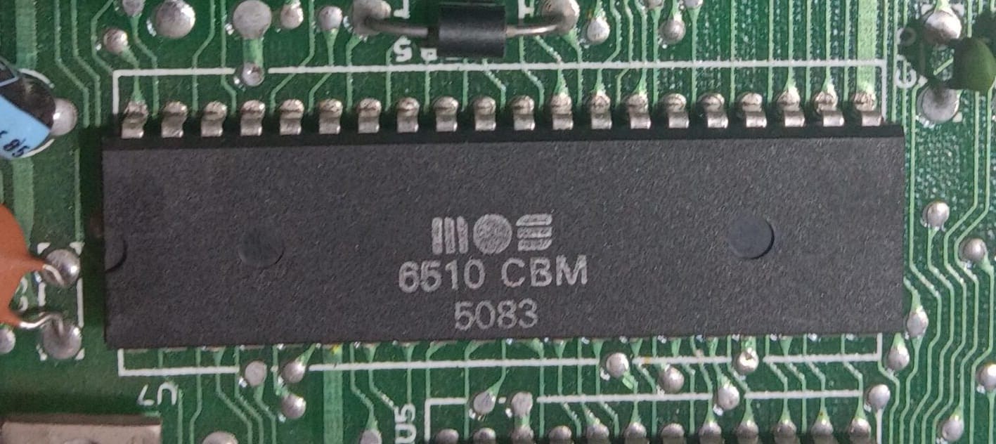 TESTED IC MOS 6510 MOS6510 COMMODORE 64 CPU (4183)