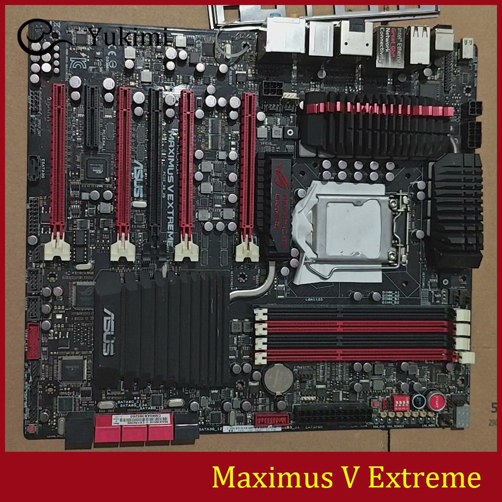 FOR ASUS Maximus V Extreme LGA 1155 DDR3 32GB HDMI Display Port ATX Ｍotherboard