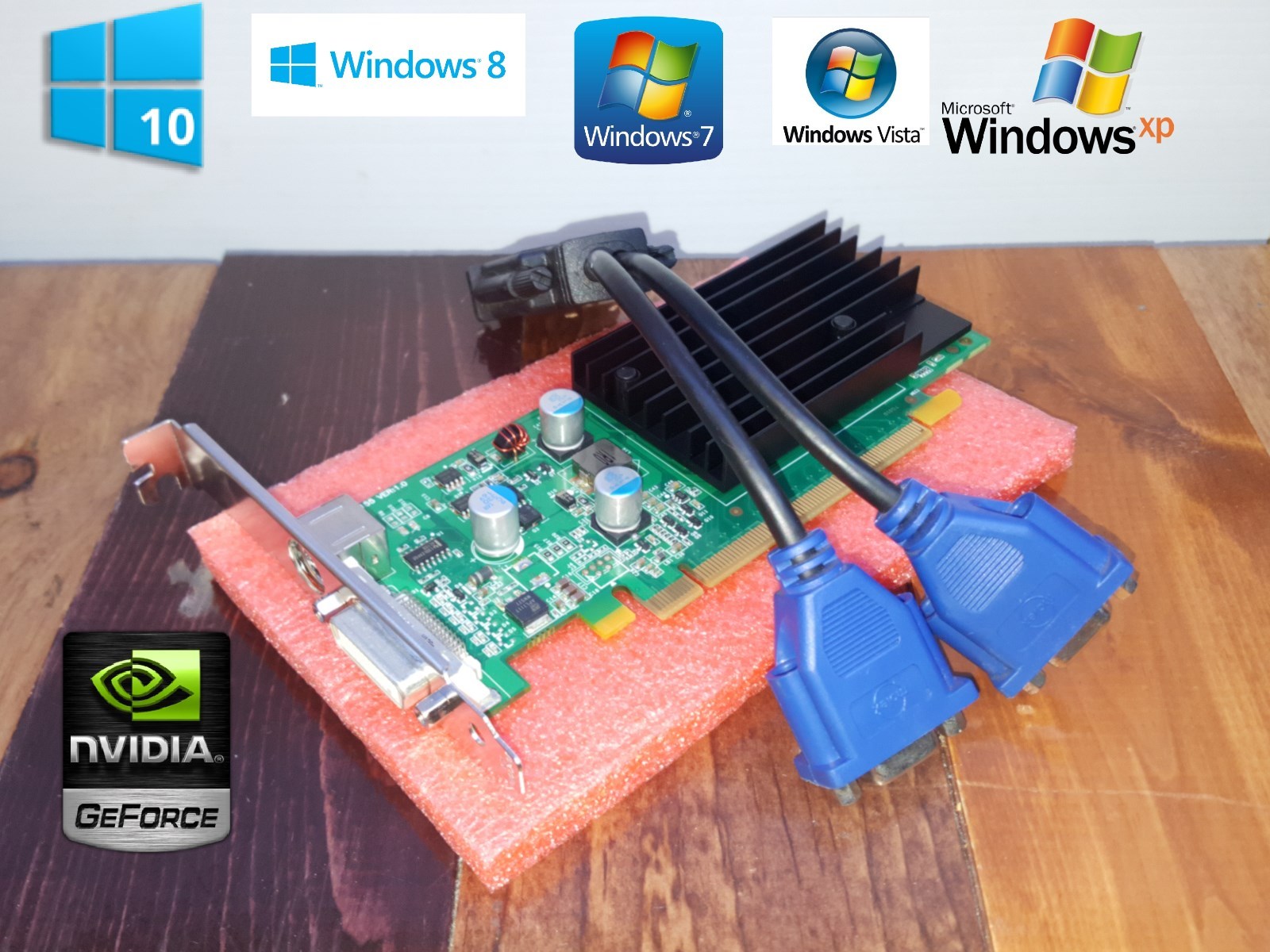 HP Pavilion P6700z CTO NVIDIA GeForce Dual VGA Monitor Video Card