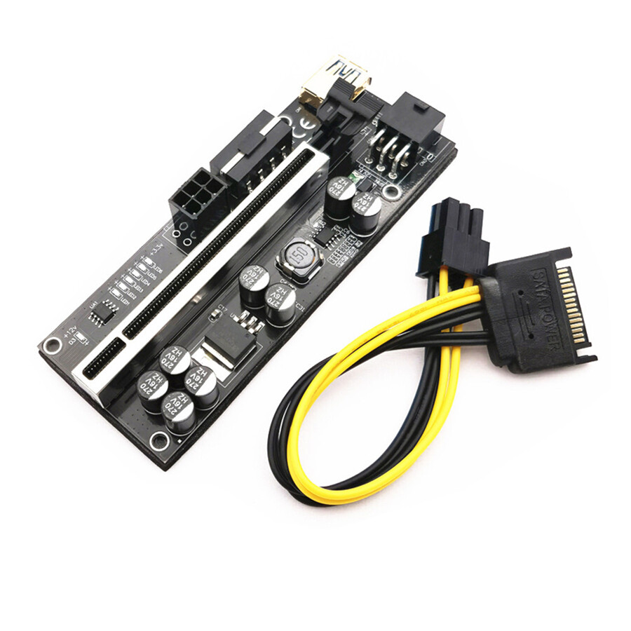 Riser 010 USB 3.0 PCIE Riser PCI Express X16 Extender Adapter VER010S Plus 6 pcs