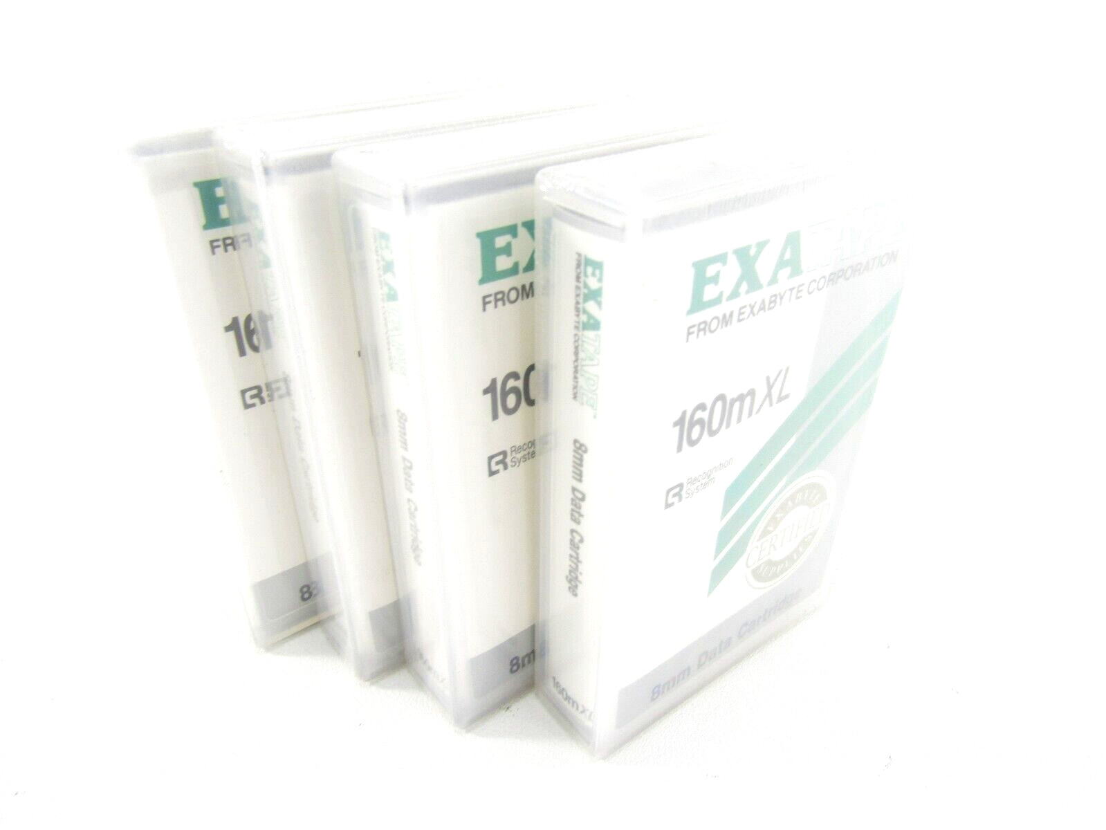 Lot of 4 Exabyte Exatape 160mXL 8mm Data Cartridges