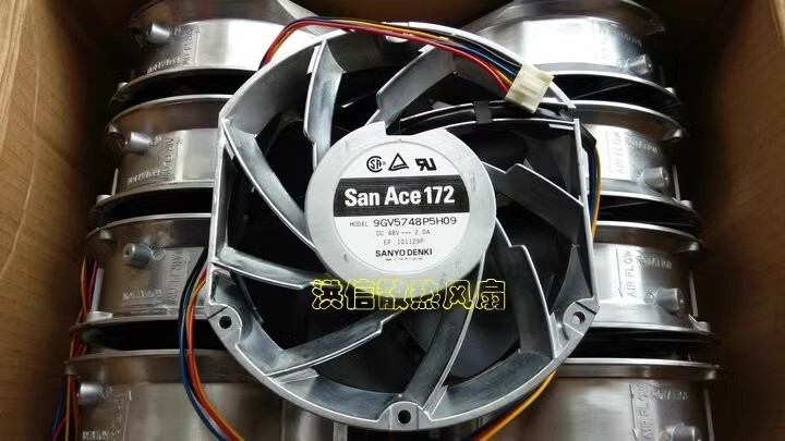 Sanyo San Ace 172 9GV5748P5H09 DC48V 2.0A 4-Pin PWM Cooling Fan