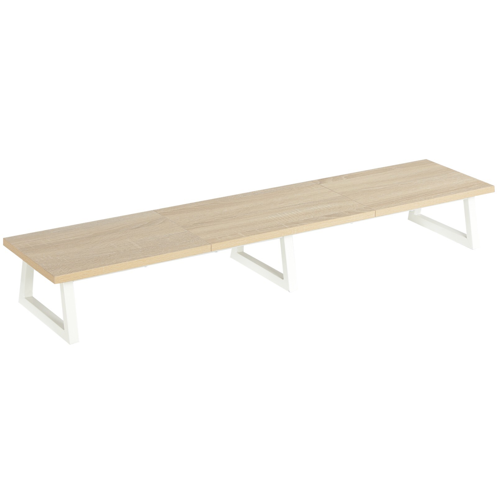 42 inch Large Dual Monitor Riser, Extra Long Monitor Stand Wide TV Stand Riser