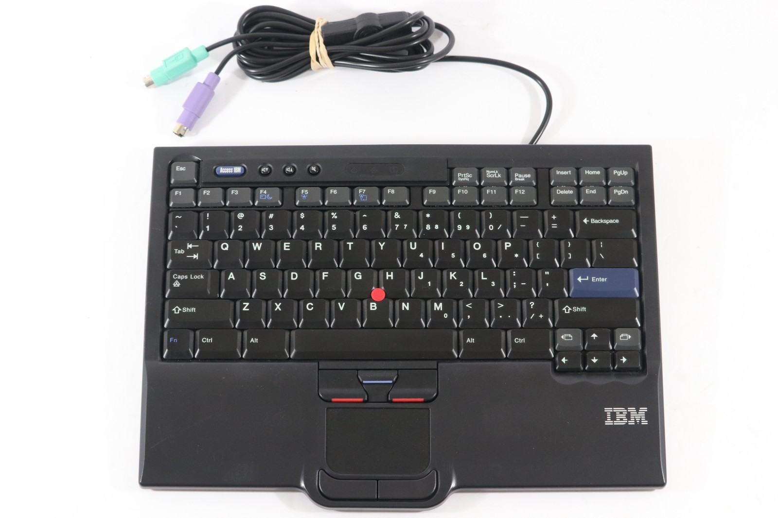 Original Lenovo IBM SK-8840 PS/2 Wired Keyboard With TrackPoint US