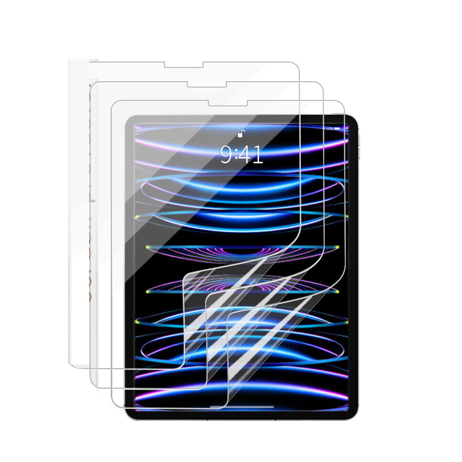 3 Pack Clear Screen Protector Protective Film For iPad 7.9 9.7 10.2 10.5 10.9 11
