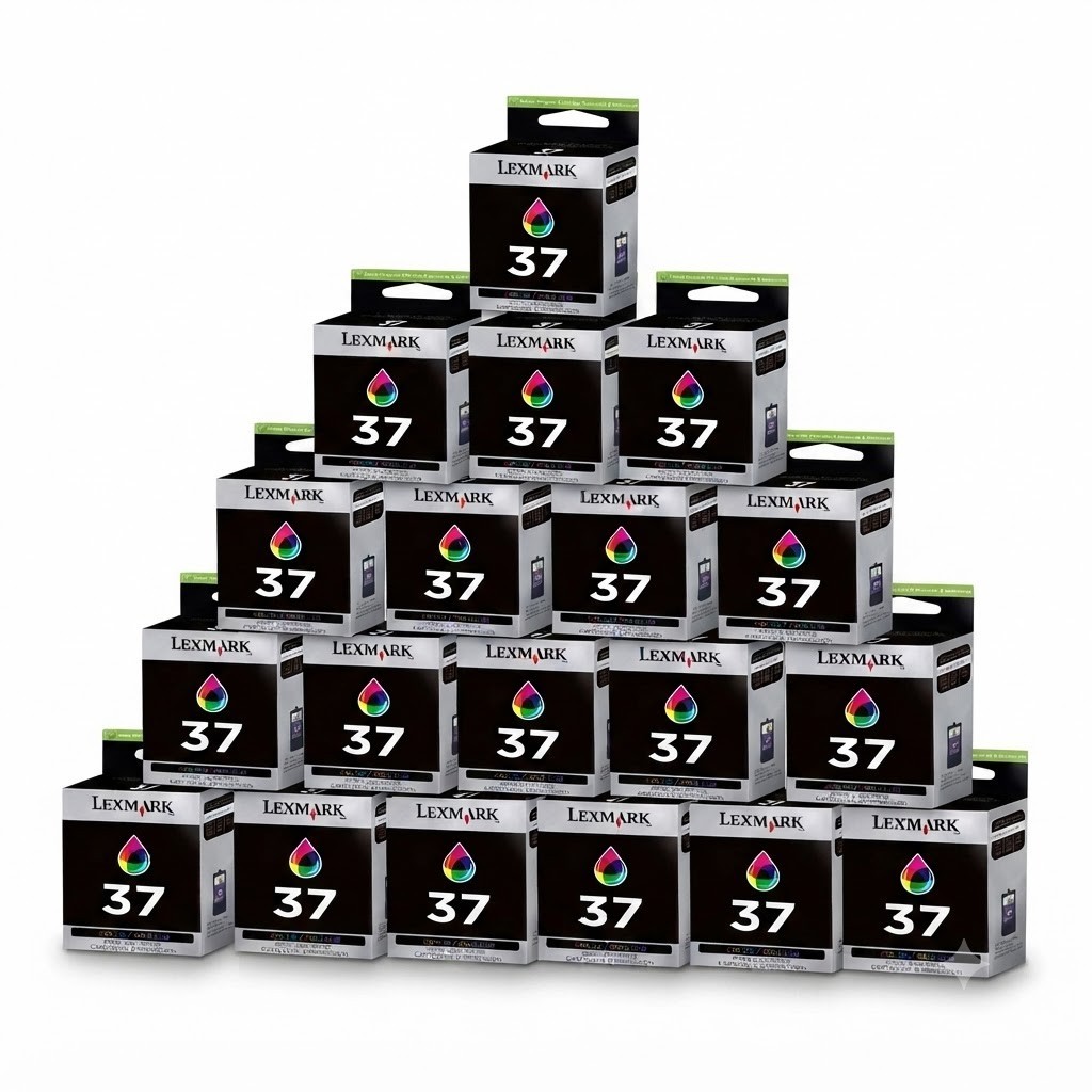 20x PACK LOT Genuine Lexmark COLOR 37 Ink X Series X5650 X4650 Z Series Z2420 ✅