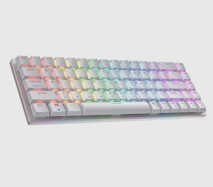 Ranked G65 Guardian 65% Mechanical Hot Swap Ultra Slim RGB Aluminum White