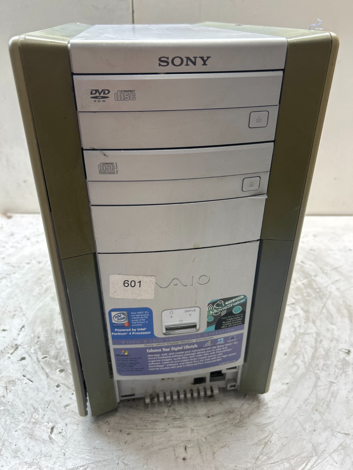 Sony Vaio PCV-7732 Intel Pentium 4 1600MHz 384MB NO HDD