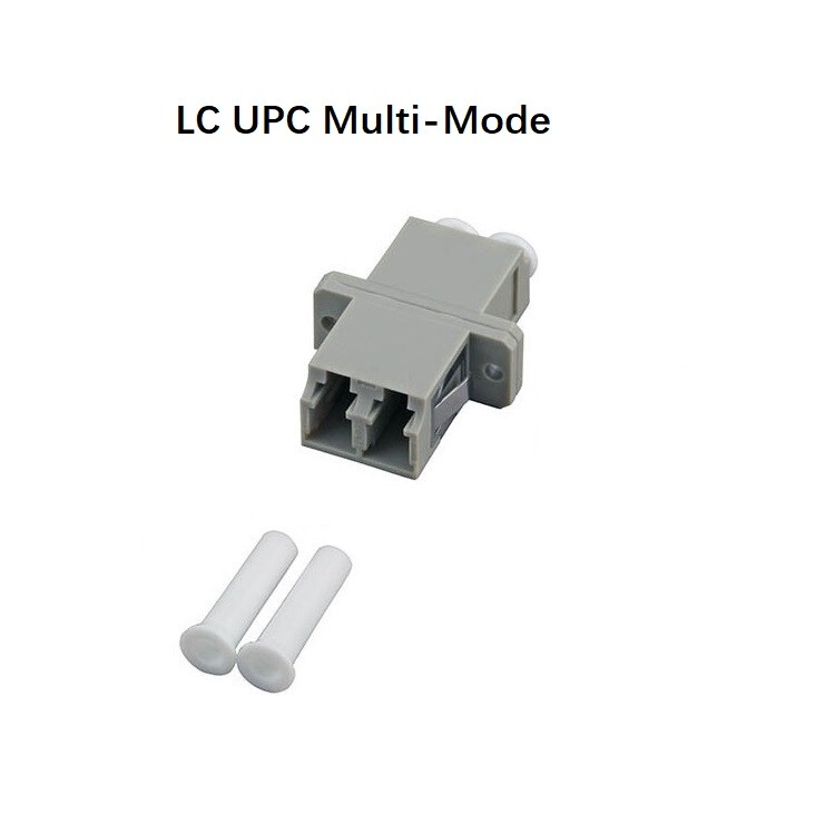 6Pcs LC to LC Multimode OM3 OM4 Duplex Fiber Optic Coupler Connector Adapter
