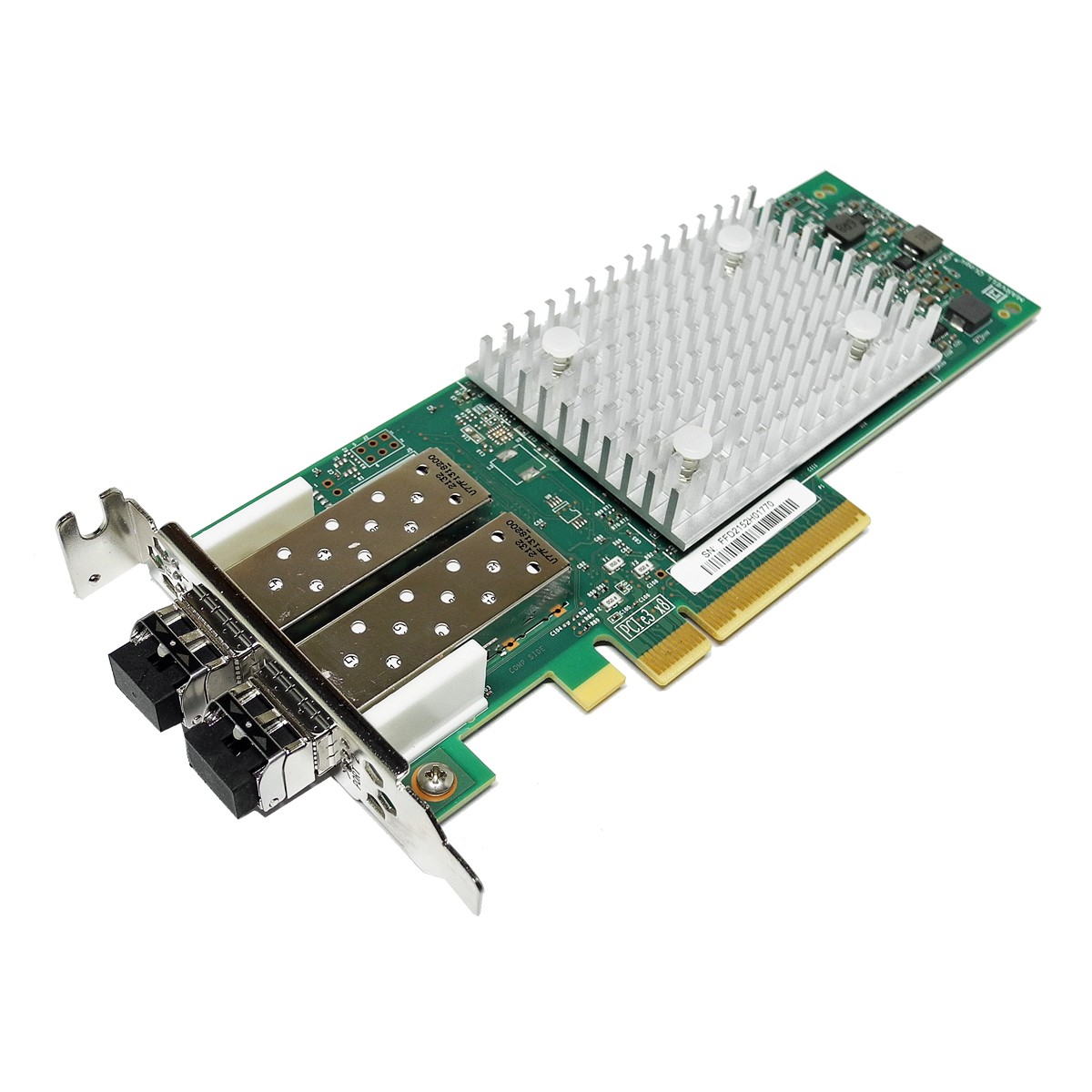Fujitsu QLogic QLE2692 Dual Port SFP+ 16G FC HBA BK3210407 LP 2x Mini GBIC 