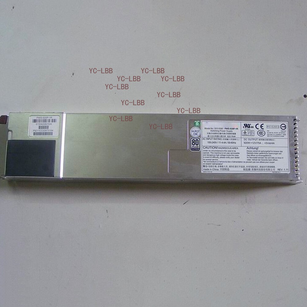 PWS-920P-1R Redundant Power Supply Module 900W For Supermicro