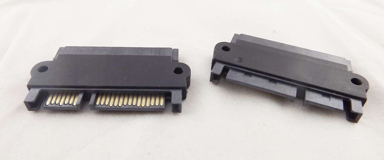 10x SATA 22P 7+15Pin Male Plug to SATA 22Pin 7+15P Female Jack Convertor Adapter