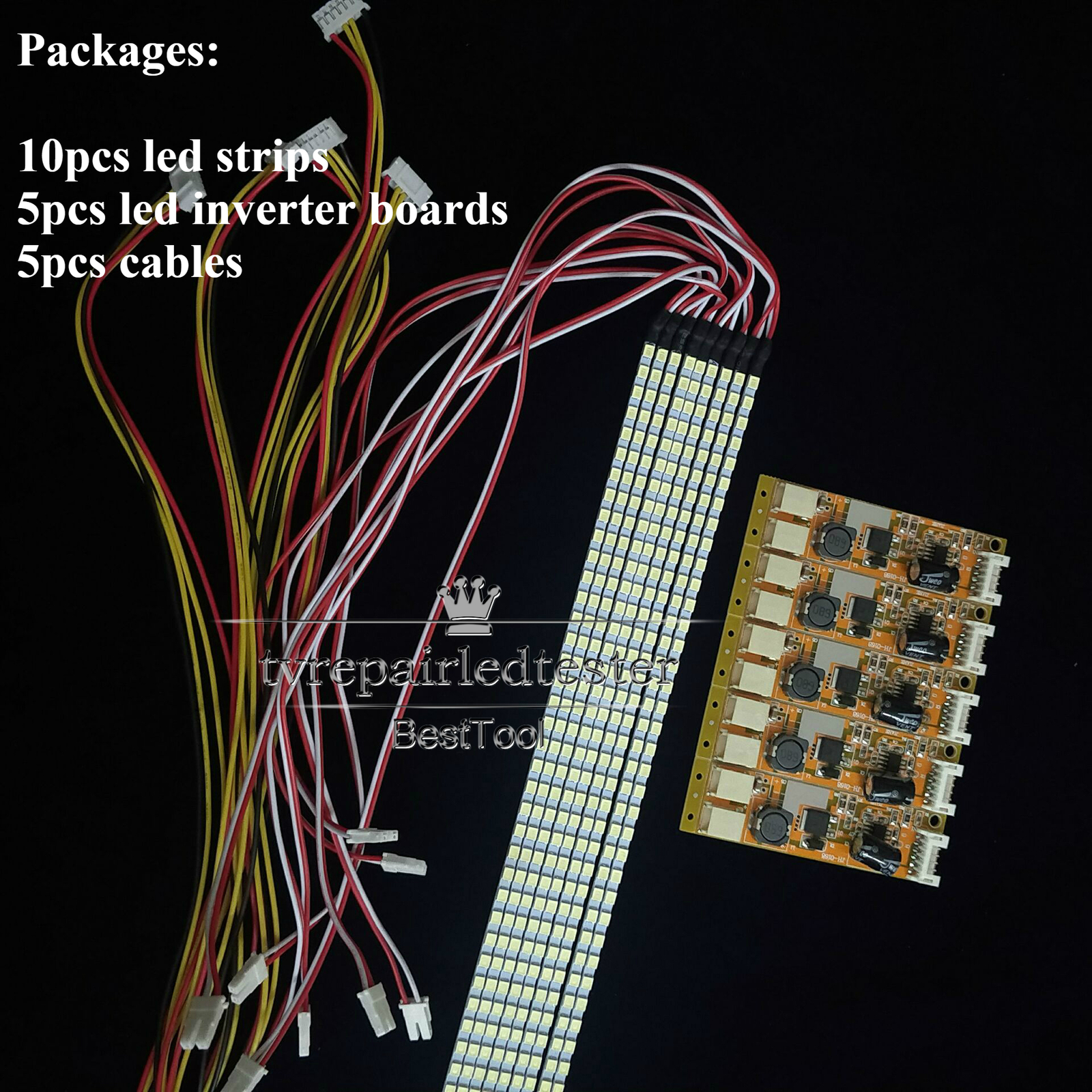 10pcs 533mm LED Backlight Strip for 24" inch Update CCFL LCD Screen To LED