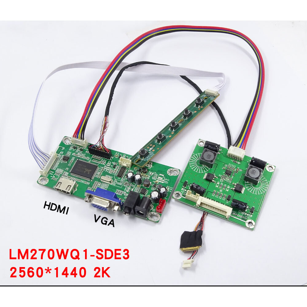 EDP Controller board for LM270WQ1-SDE3  LM270WQ1(SD)(E3) 2560x1440 27" HDMI VGA