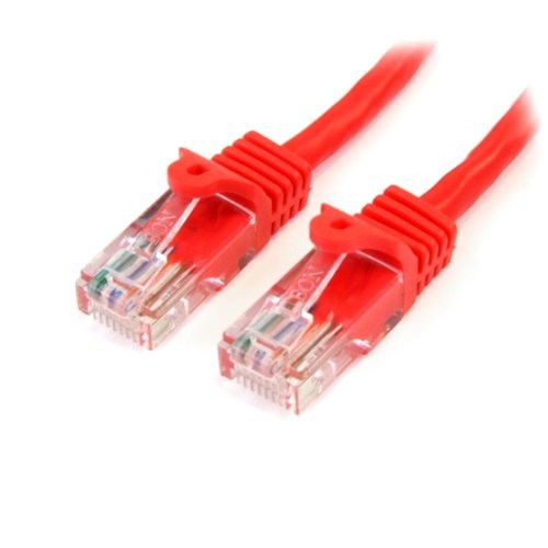 StarTech 45PATCH50RD 50ft Cat5e Red RJ45 Patch Cable
