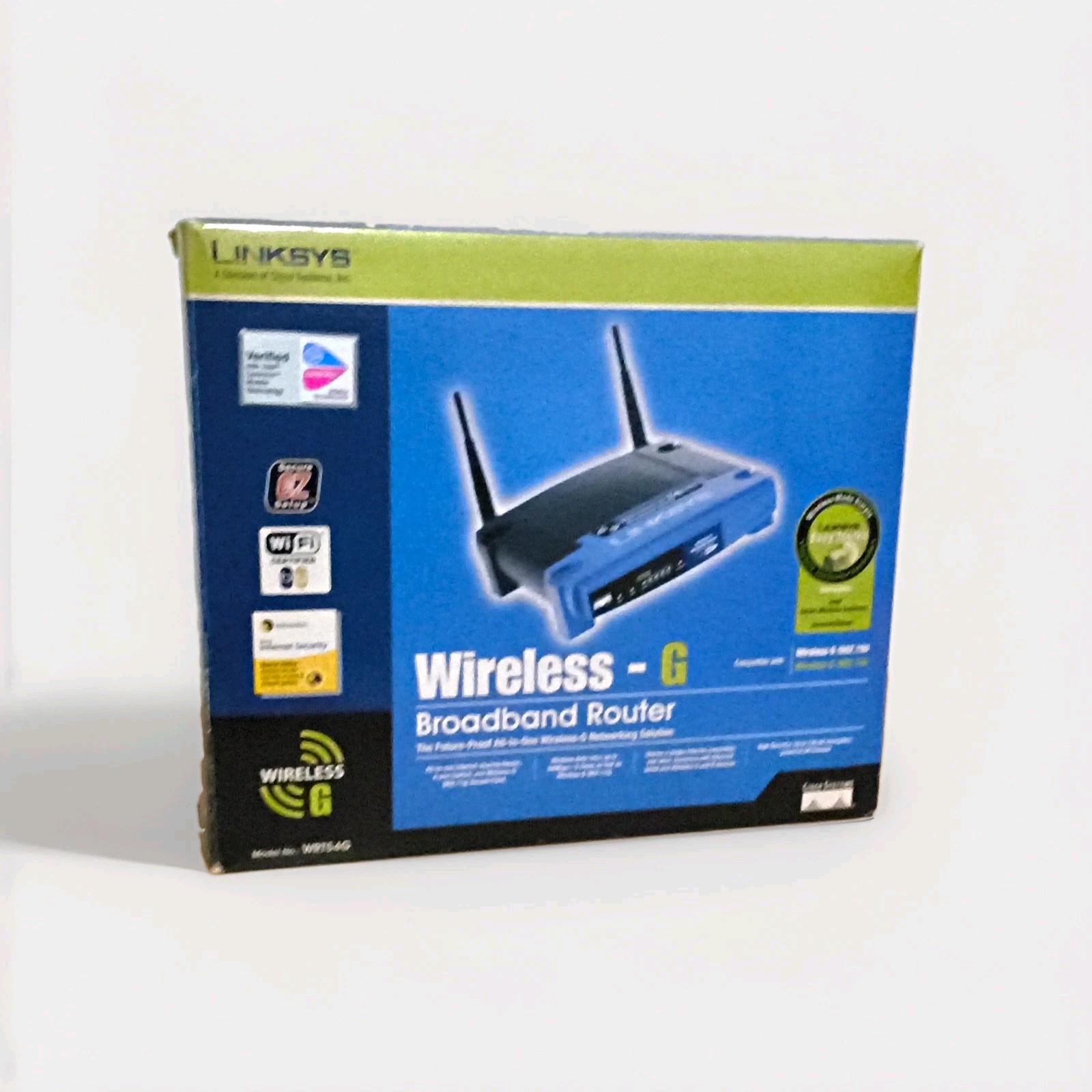 Linksys WRT54G Wireless-G Router V2.2 2.4GHz 802.11g 54 Mbps 4-Port Complete