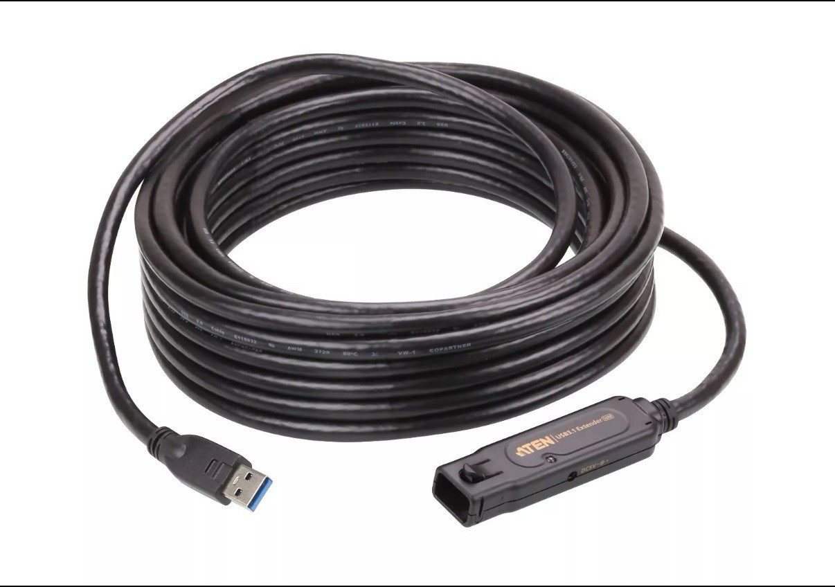 ATEN UE3310 10M USB 3.1 Gen 1 Active Extender Cable 33ft 5Gbps Repeater Powered
