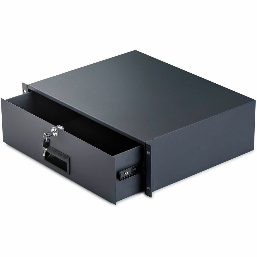 StarTech 3U Steel Lockable 19in Rackmount Drawer for AV, Network, Server