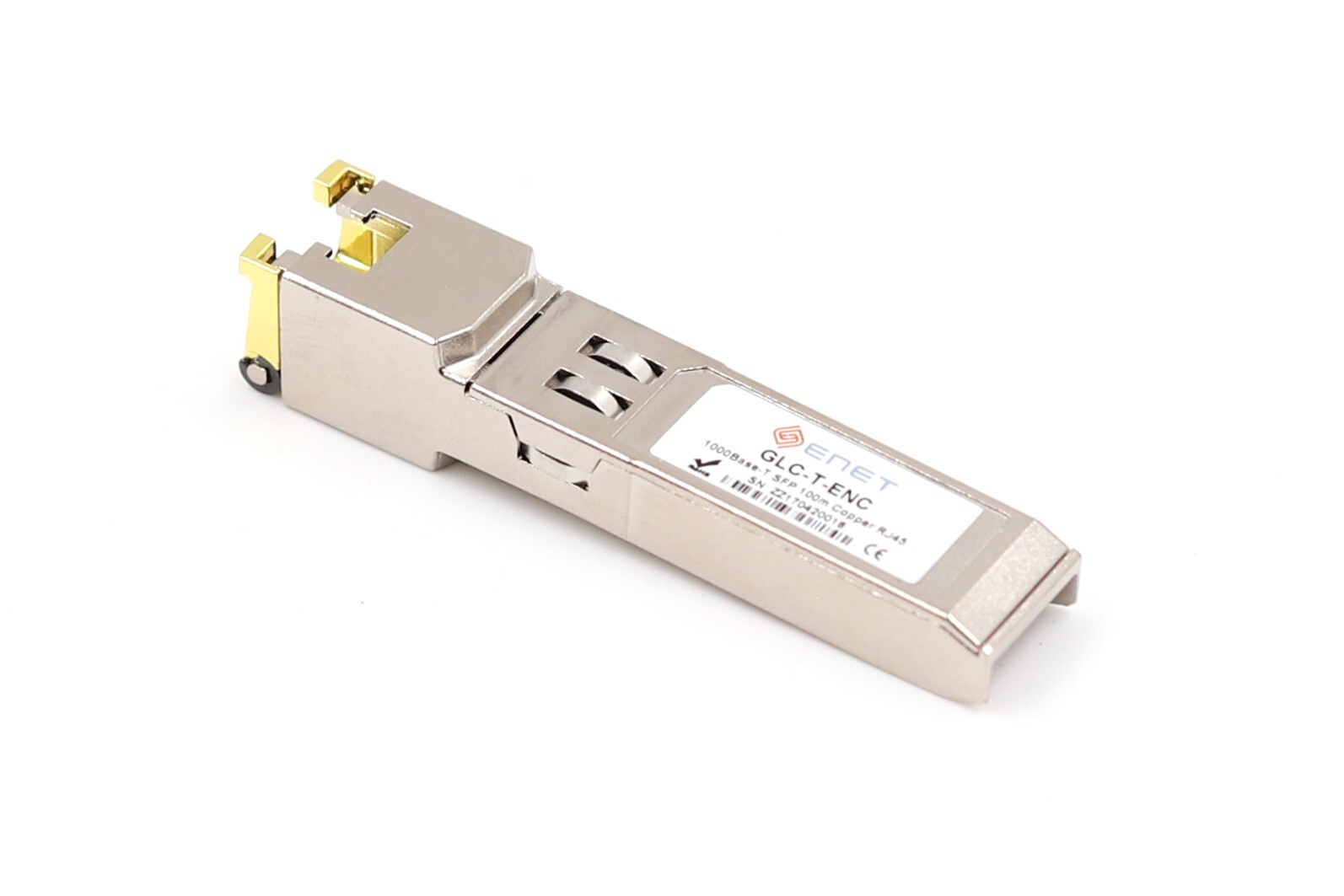 ENET 1Gbps 1000Base-T SFP+ 100m Copper Transceiver Module P/N: GLC-T-ENC Tested