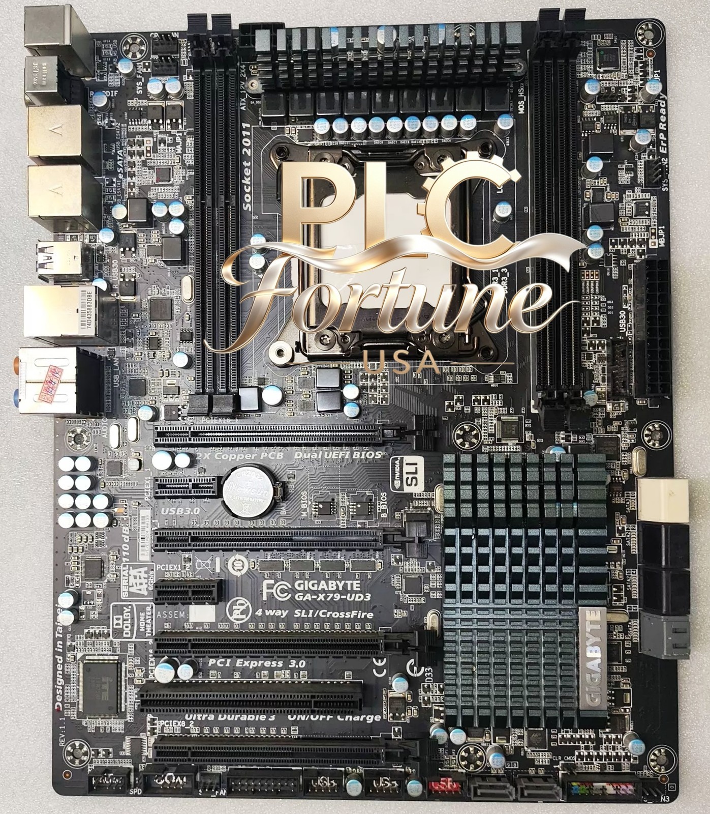 Used Gigabyte GA-X79-UD3 Intel X79 LGA 2011 DDR3 32GB PCIe ATX Motherboard