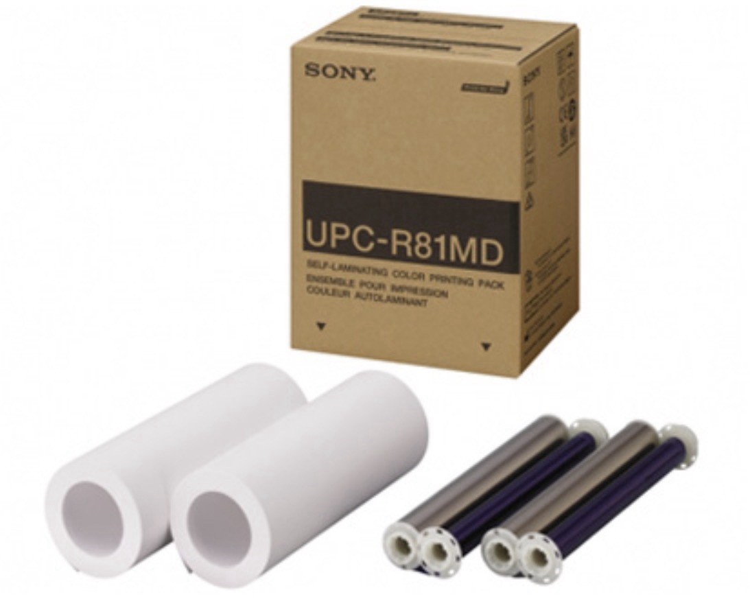Sony UPC-R81MD Self-Laminating Color Print Pack for UP-DR80MD Letter Size