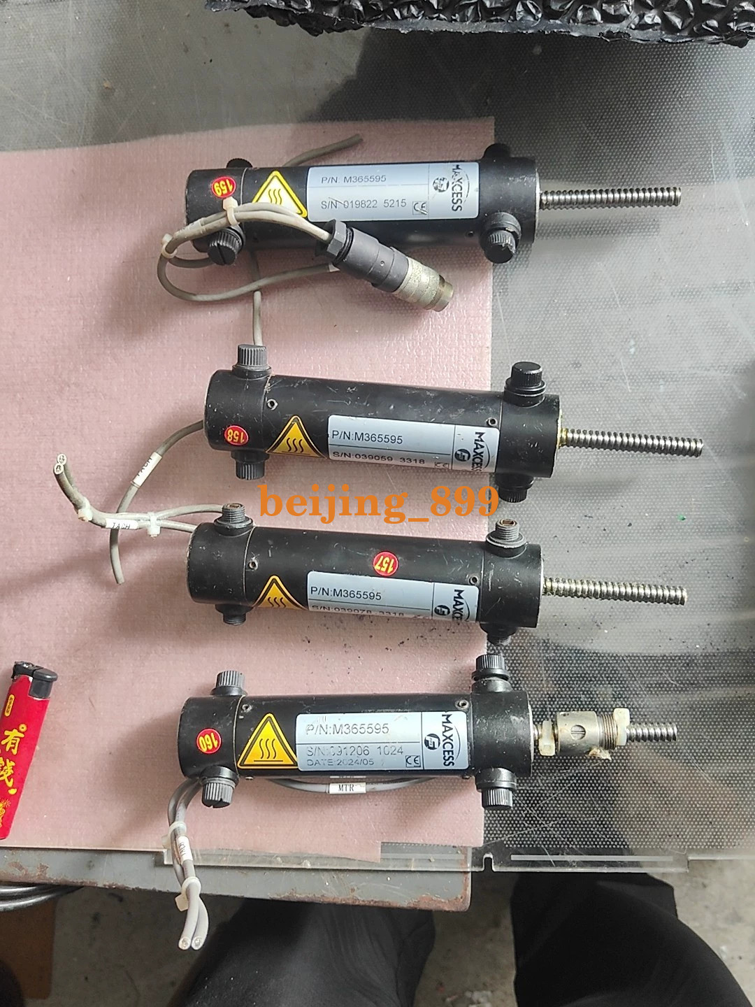 1PC USED MAXCESS motor M365595  Fast transportation