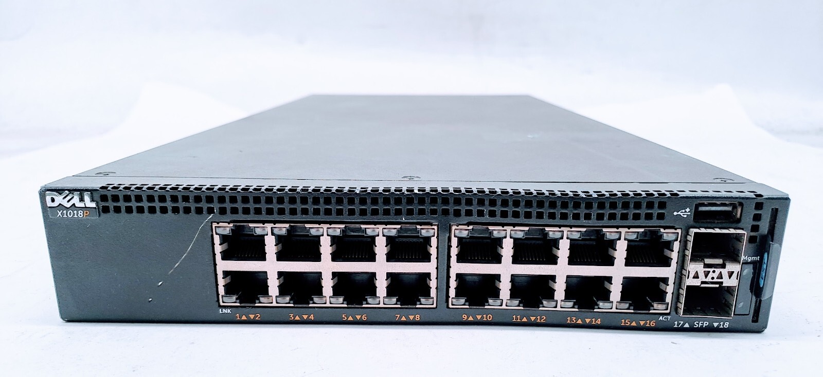 Dell X1018P | 16 Port Gigabit PoE 2x SFP Smart Managed Switch