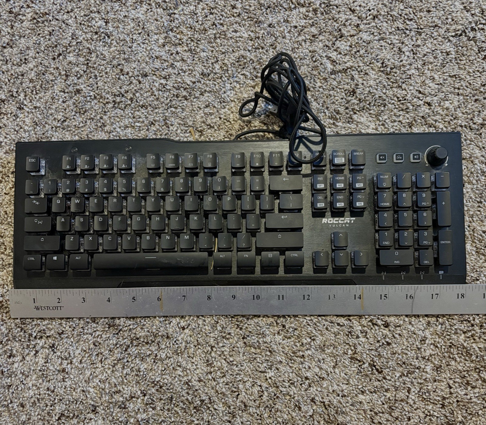 ROCCAT Vulcan 121 AIMO RGB Mechanical Gaming Keyboard - Black