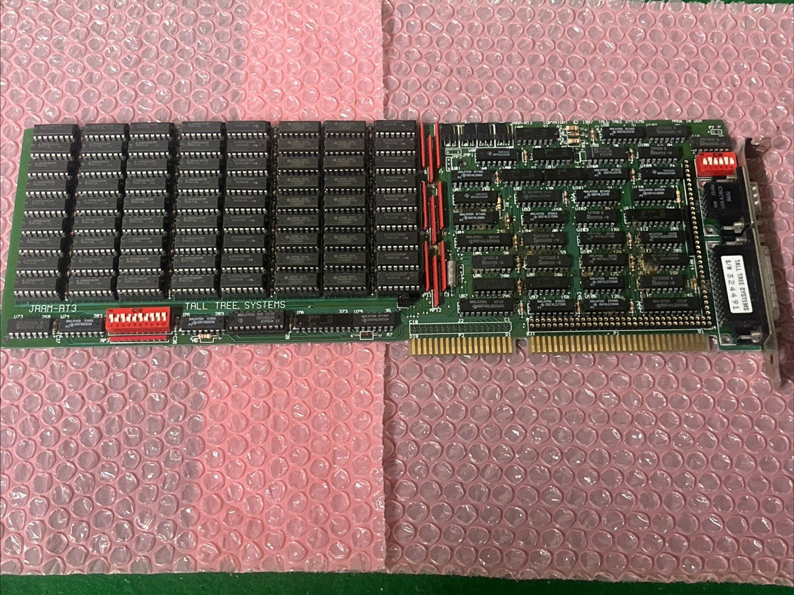Tall Tree Systems JRAM-AT3 2MB ISA Memory Expansion Card IBM PC AT Vintage @MB3