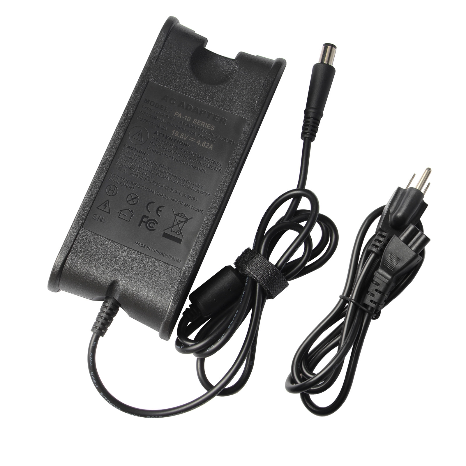 19.5V 65W AC/DC Adapter For Dell Docking Station D3100 Displaylink 4k Power Cord