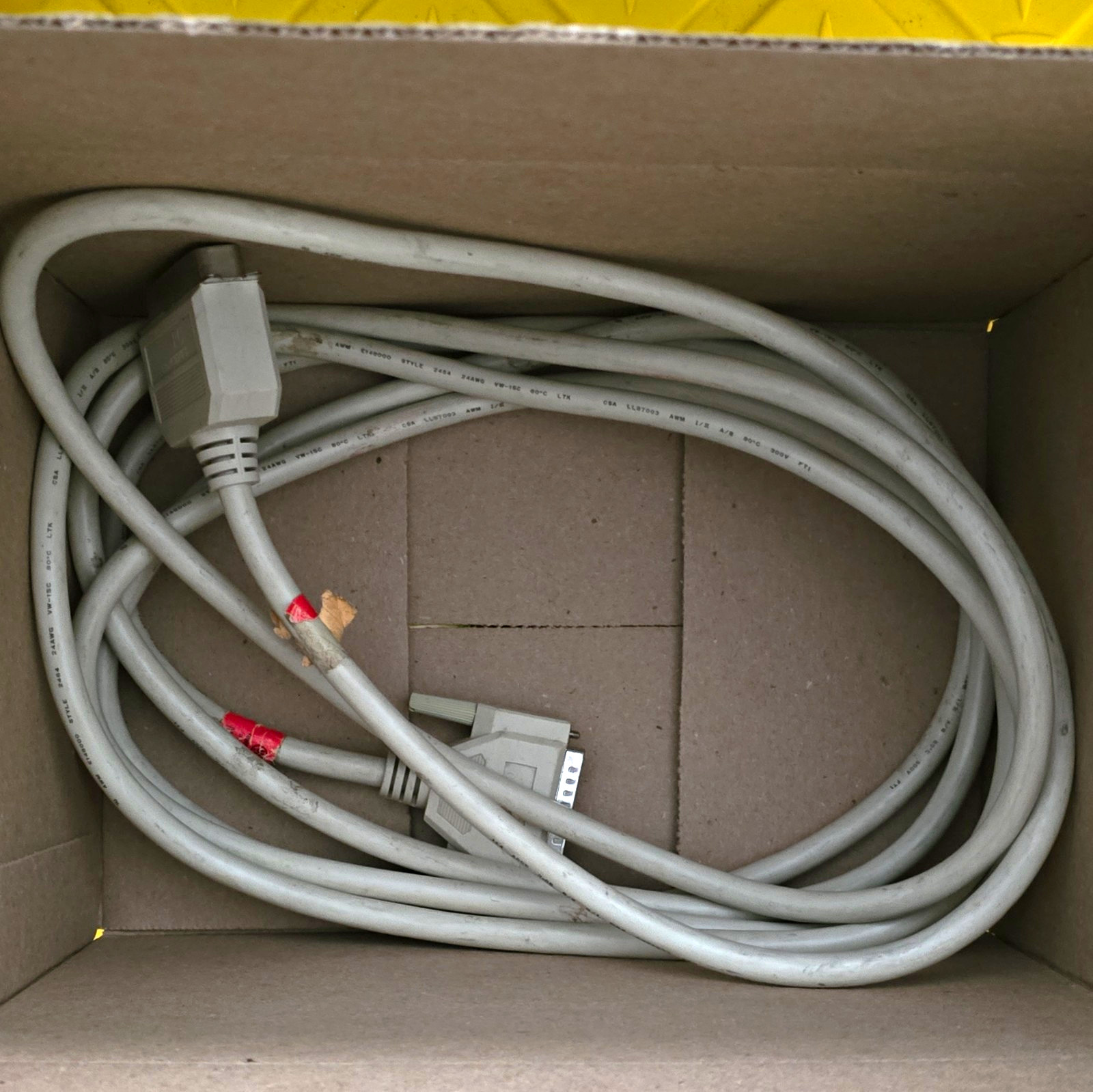 Centronics 36 Male to DB-25 Female Shielded Parallel Printer Cable Beige 15ft.