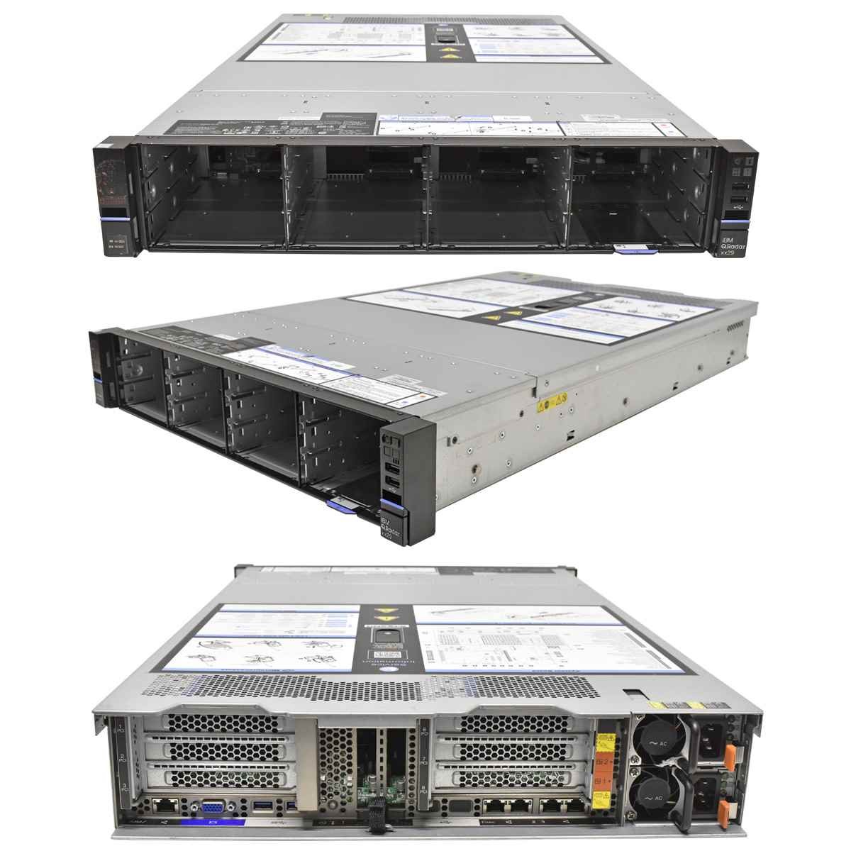 IBM QRadar xx29 Server No CPU 2x HS 0GB PC4 12x LFF M5210 4412Q2A