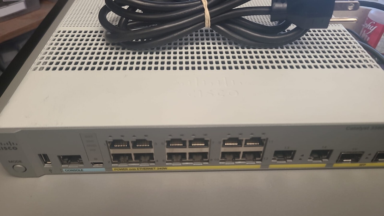 WS-C3560CX-12PC-S 12-Port Ethernet Switch 3560-CX Delivery 2-7day, WEB GUI READY