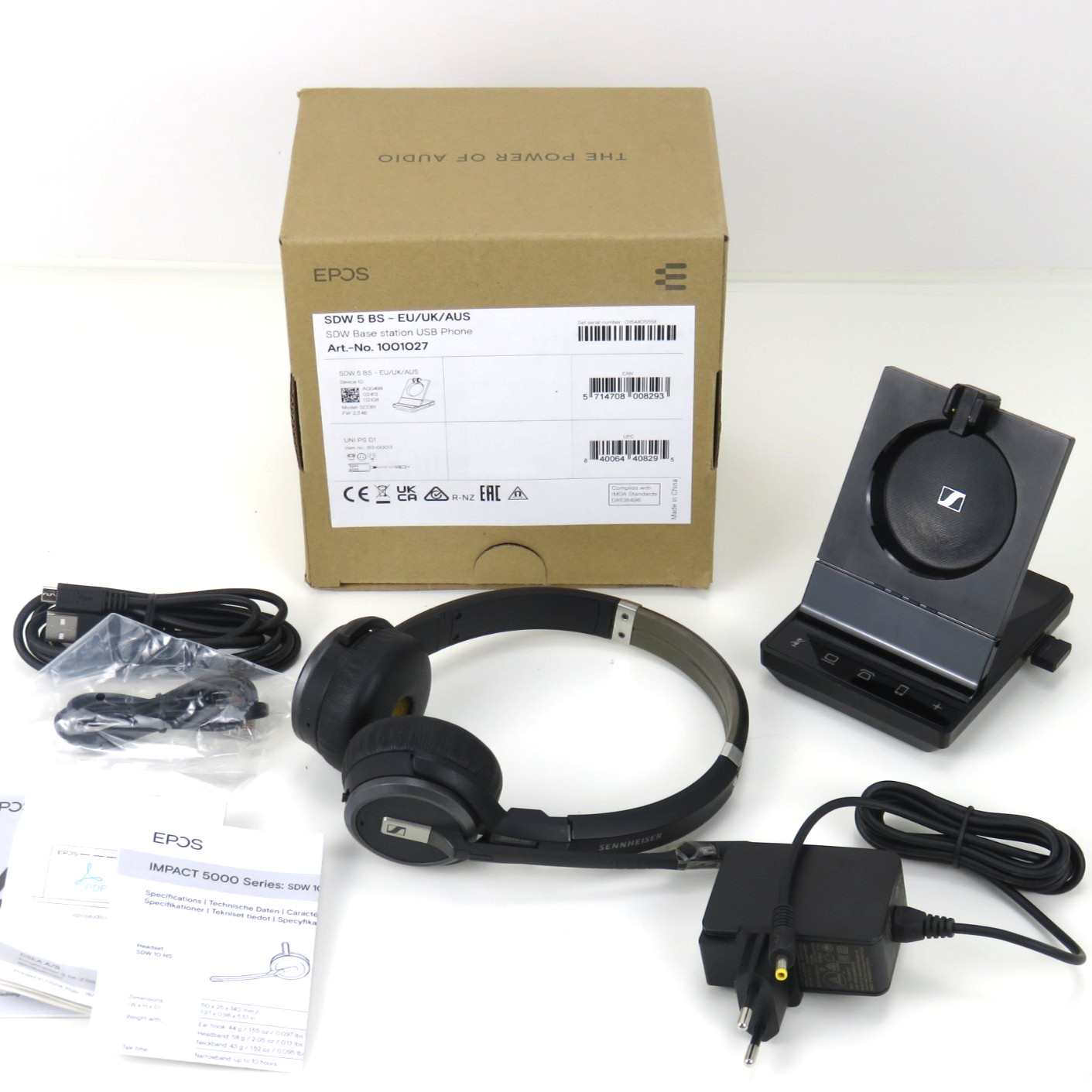 Sennheiser EPOS SDW 60 Series Wireless Headset DECT Bluetooth Dongle Original Box