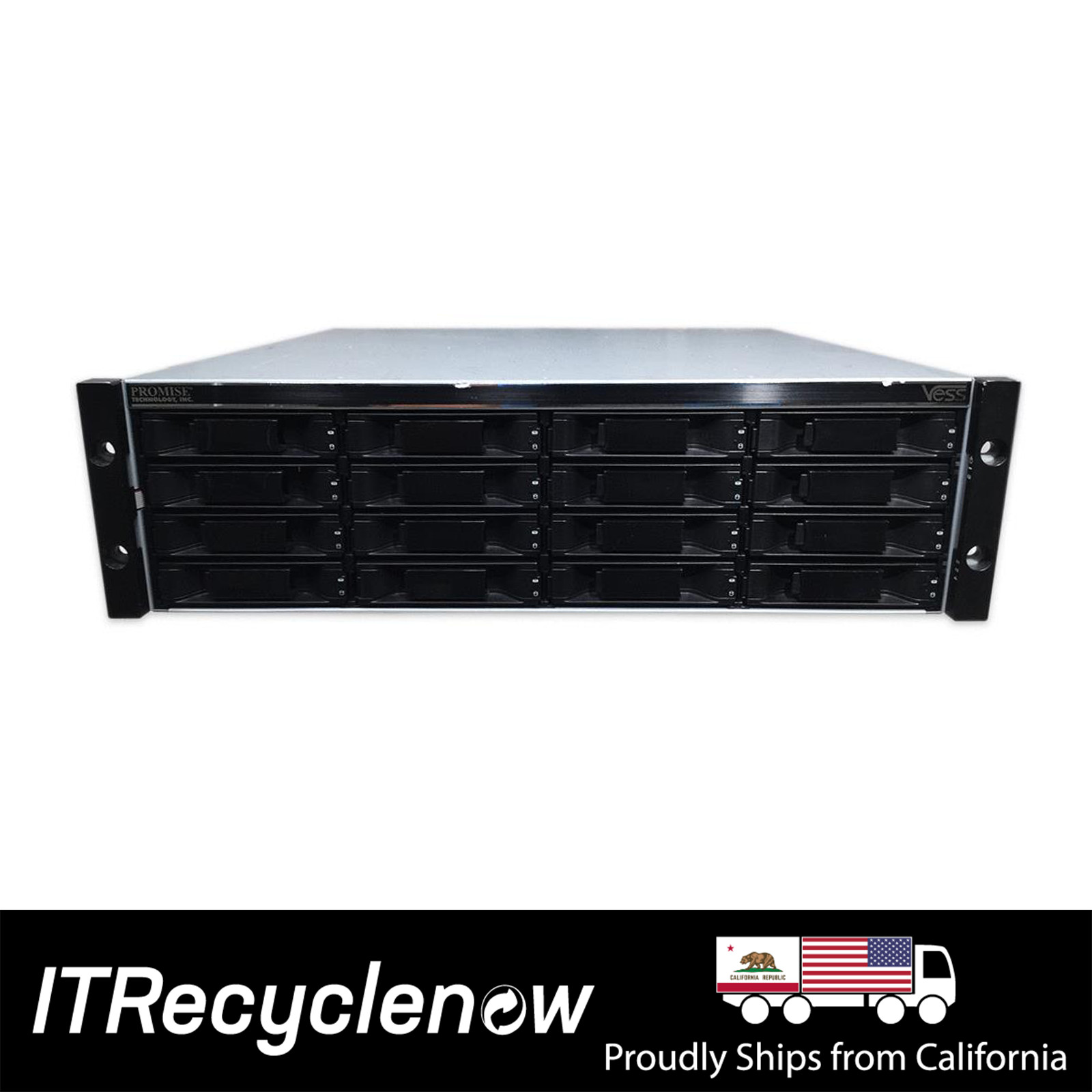 Promise Technology VessRAID 1840s Storage System NAS | 16×2TB SATA HDD | RAID 6