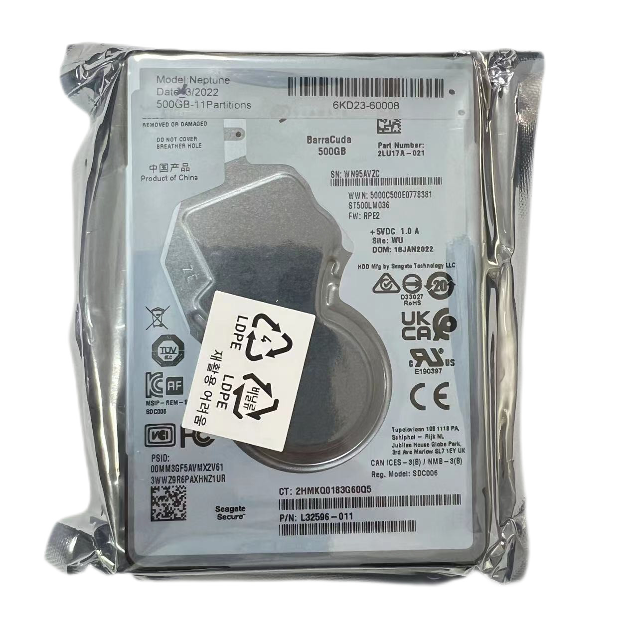 6KD23-67005 Hard Disk Drive SV Fit For HP PageWide XL3600 PS DR 500GB HDD New