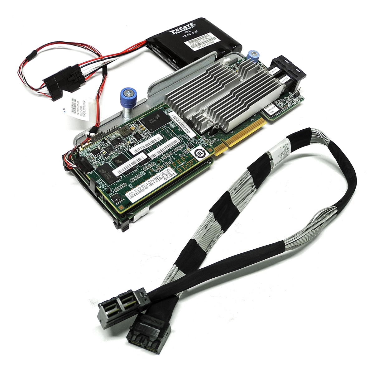 Cisco UCSC-MRAID12G 8-Port 4GB Cache SAS RAID Controller +SAS Cable +BBU