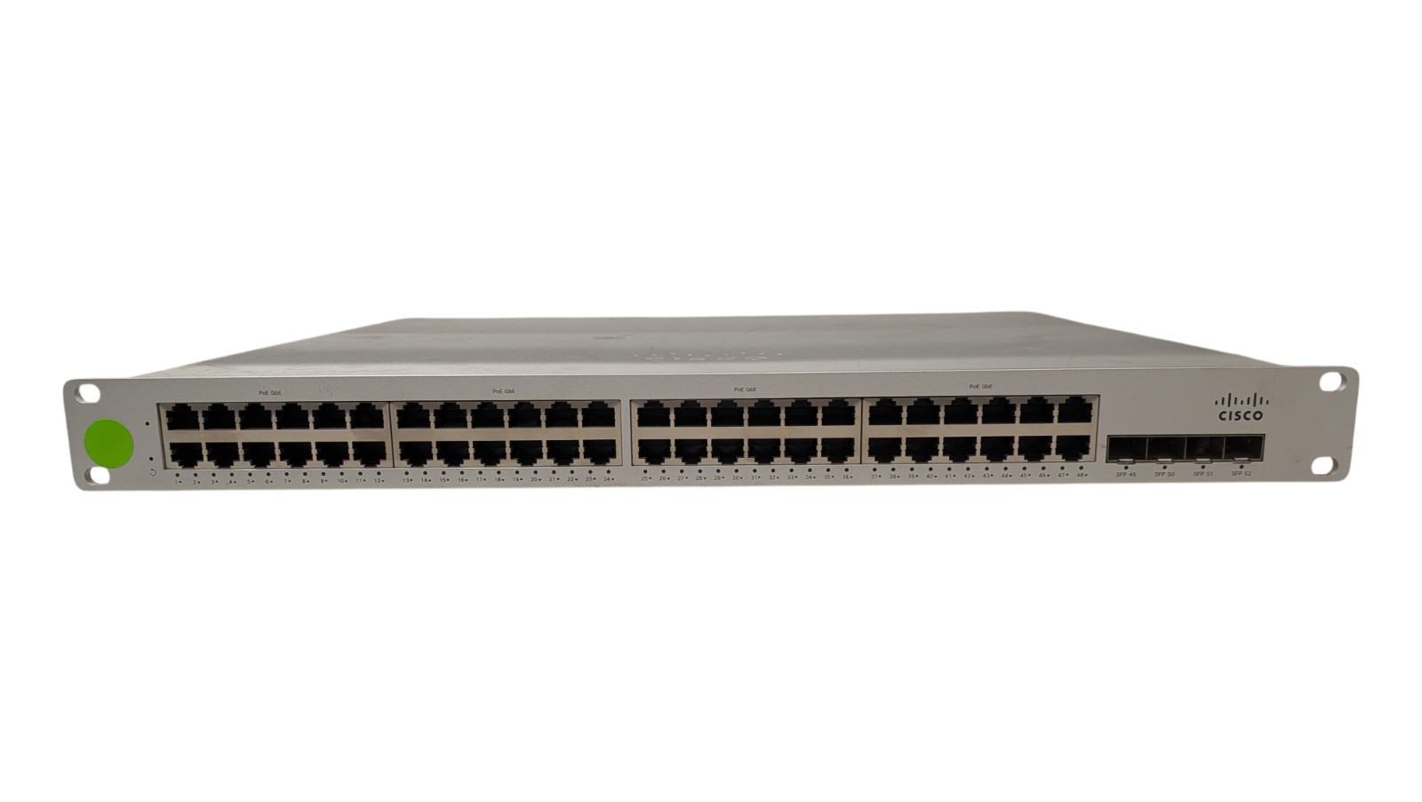 Cisco Meraki MS210-48LP - 52-Port Fully Managed Ethernet Switch - UNCLAIMED