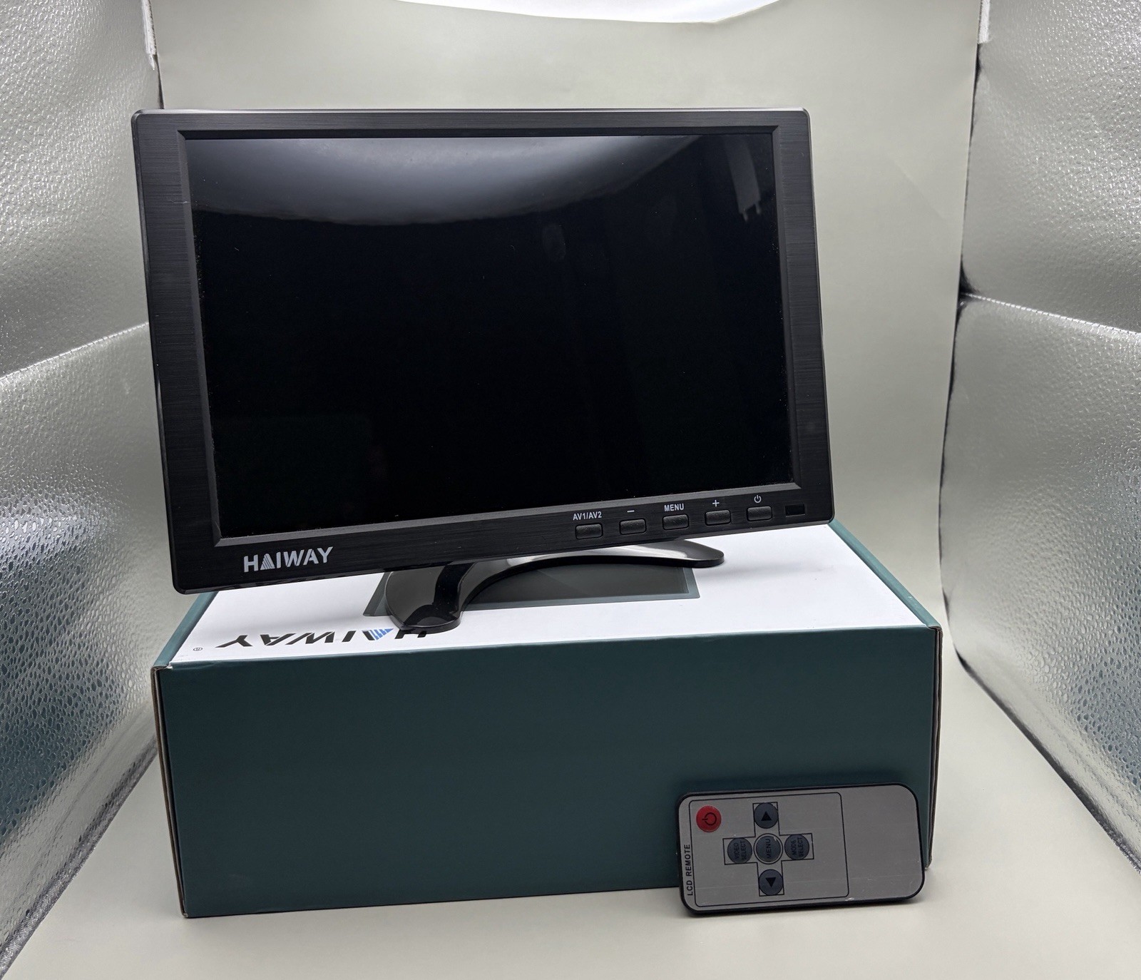 Haiway 10.1 Inch LED Security Monitor with HDMI, VGA, BNC, AV Inputs preowned