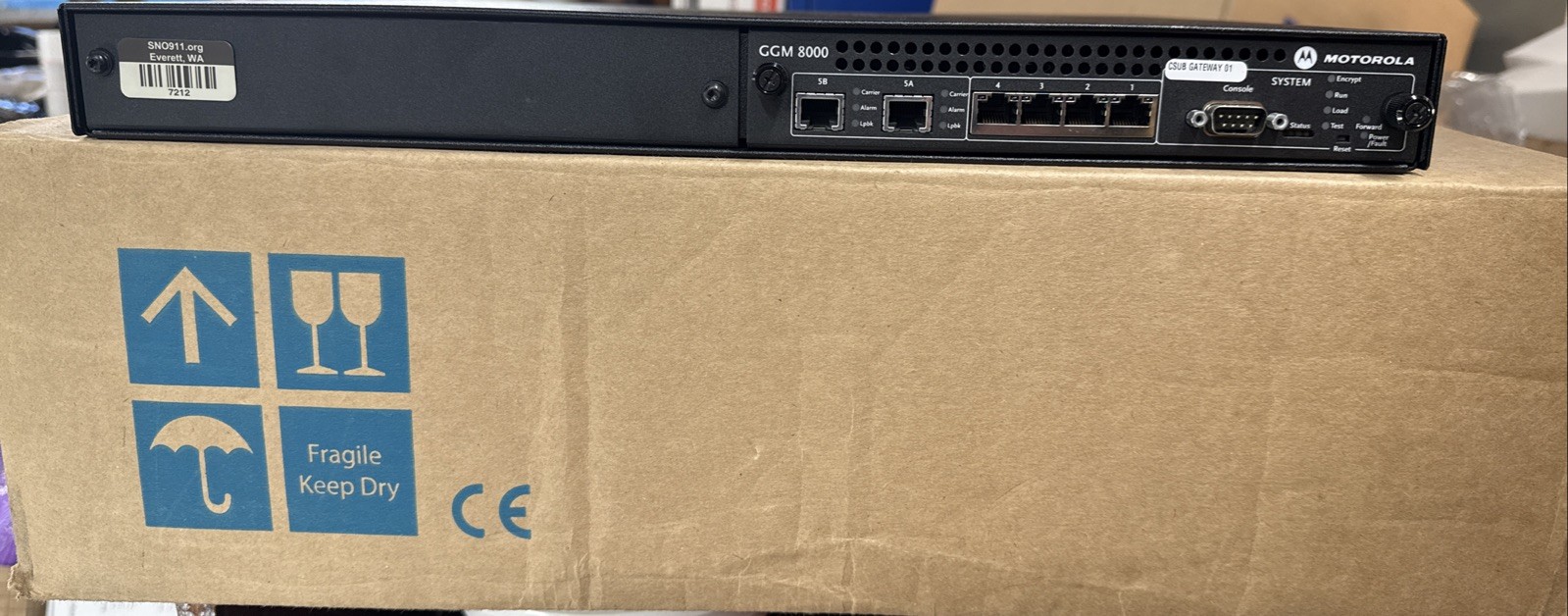 Motorola GGM 8000 GGM8000 Site Gateway T7582A Module, Used - No Power Cord, DC