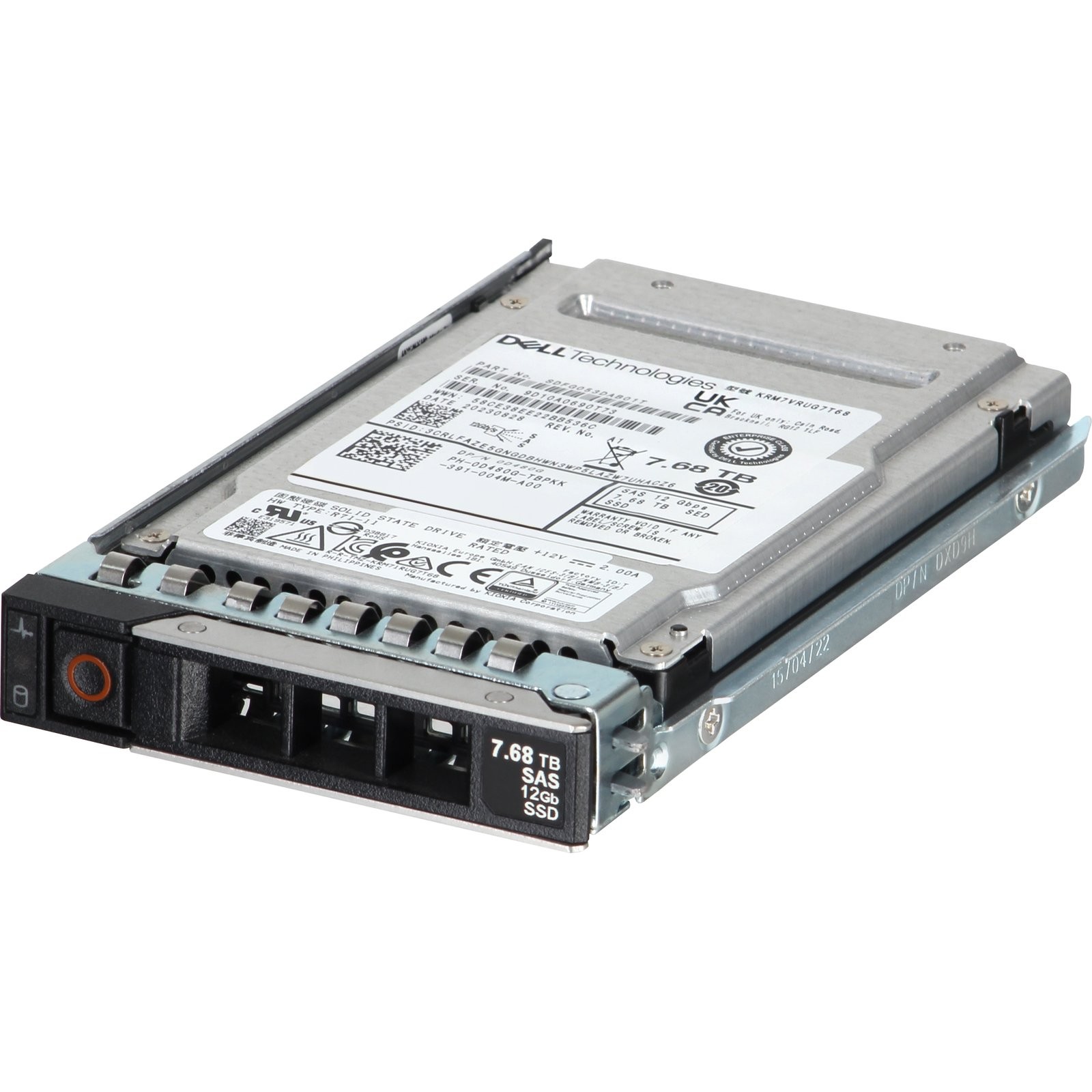 D480G-CD1 Dell 7.68TB 12Gbps vSAS RI TLC SED 2.5 SSD KRM7VRUG7T68