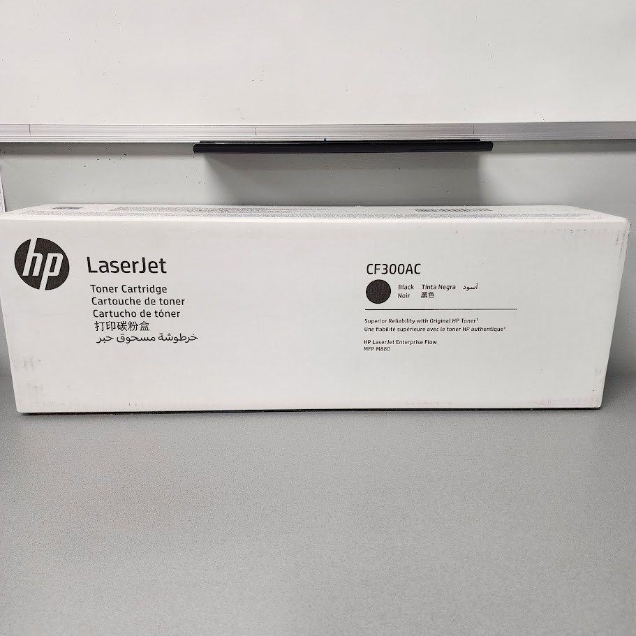 New HP 827A Black Contract LaserJet CF300AC 29.5K Page Yield Toner Cartridge