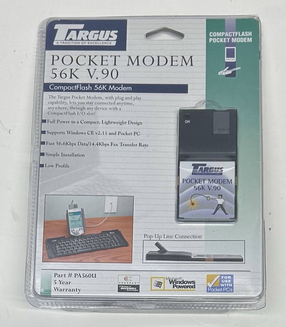 Targus PA560U Pocket Modem 56K V.90