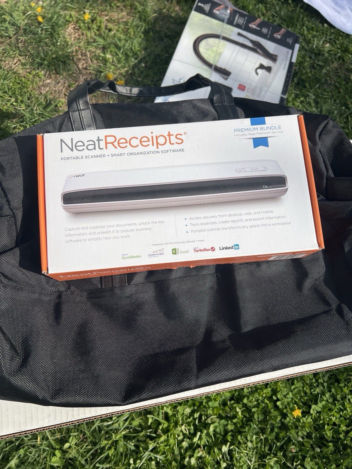 Neat Receipts Mobile Scanner Digital Filing System (NM-1000) Open Box