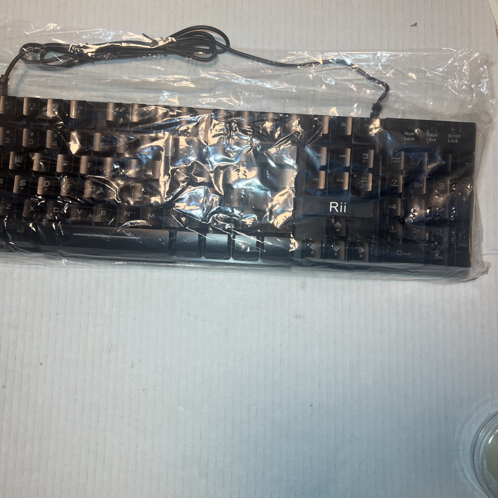 Rii RK100+ (8541666786) Rainbow LED Backlit Wired Gaming Keyboard