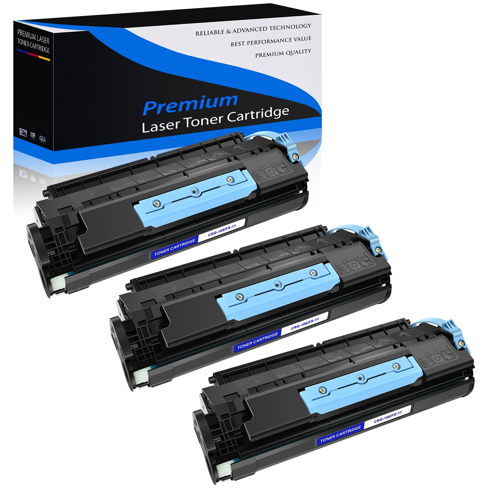 3PK FX11 High Yield Toner Cartridge  For Canon LASER CLASS 810 830i 830 MF6560