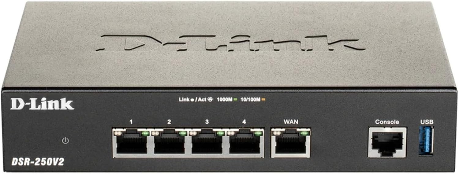 Gigabit VPN Router -Perfect for Remote and Hybrid Work -4 Port Dual WAN Failover