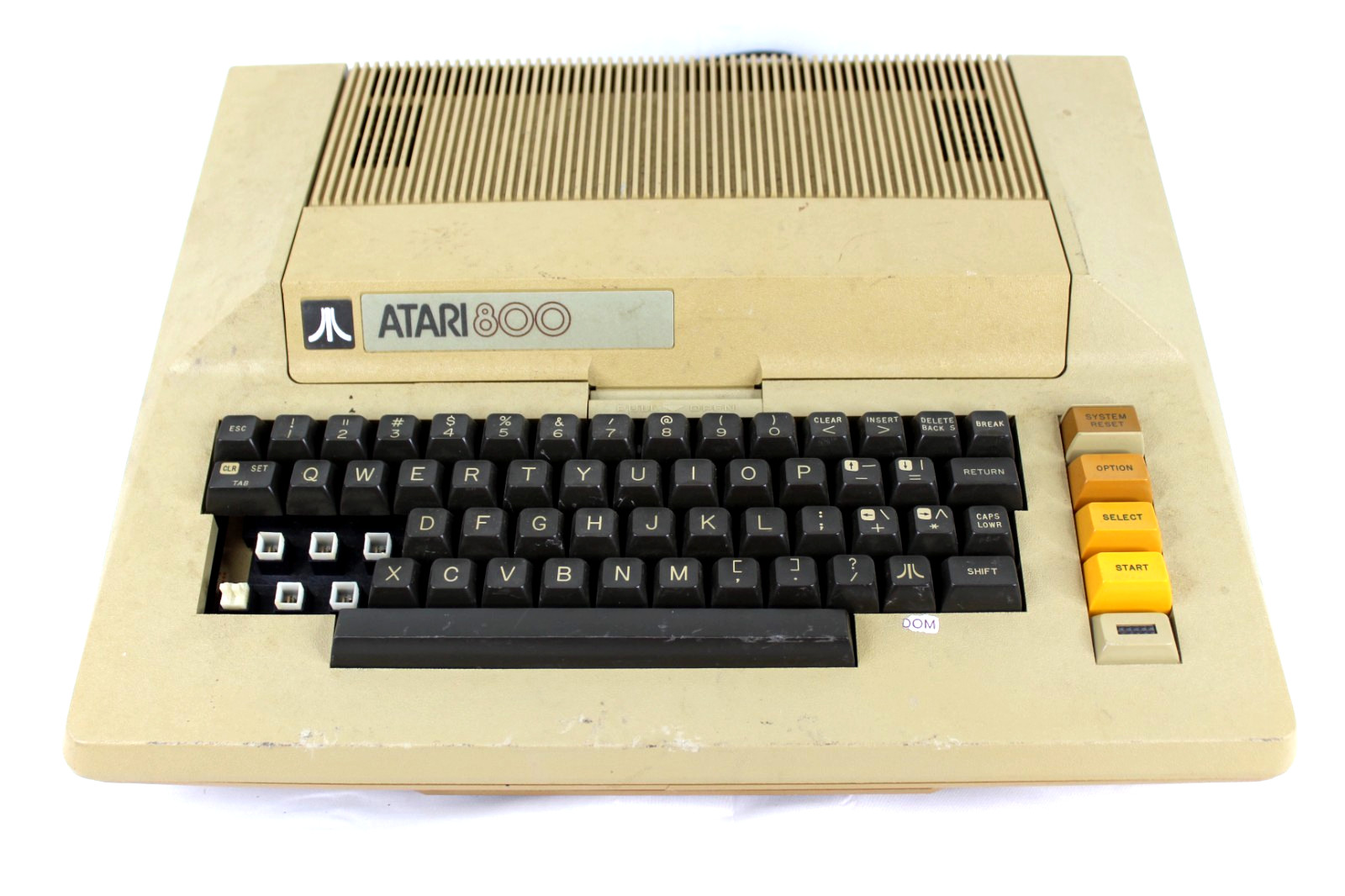 VTG Atari 800 Home Computer System Tested ** Sold "AS-IS" for Parts or Repair