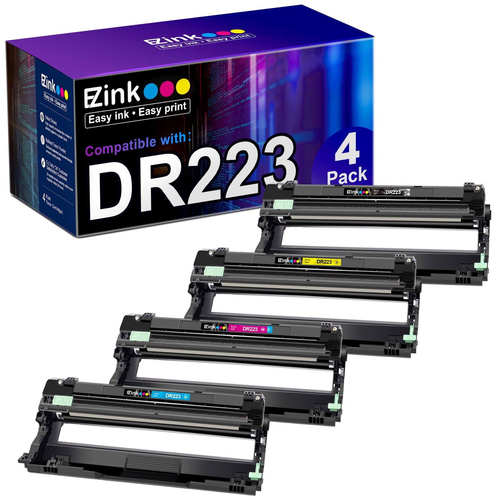 E-Z Ink Drum Unit for Brother DR223CL