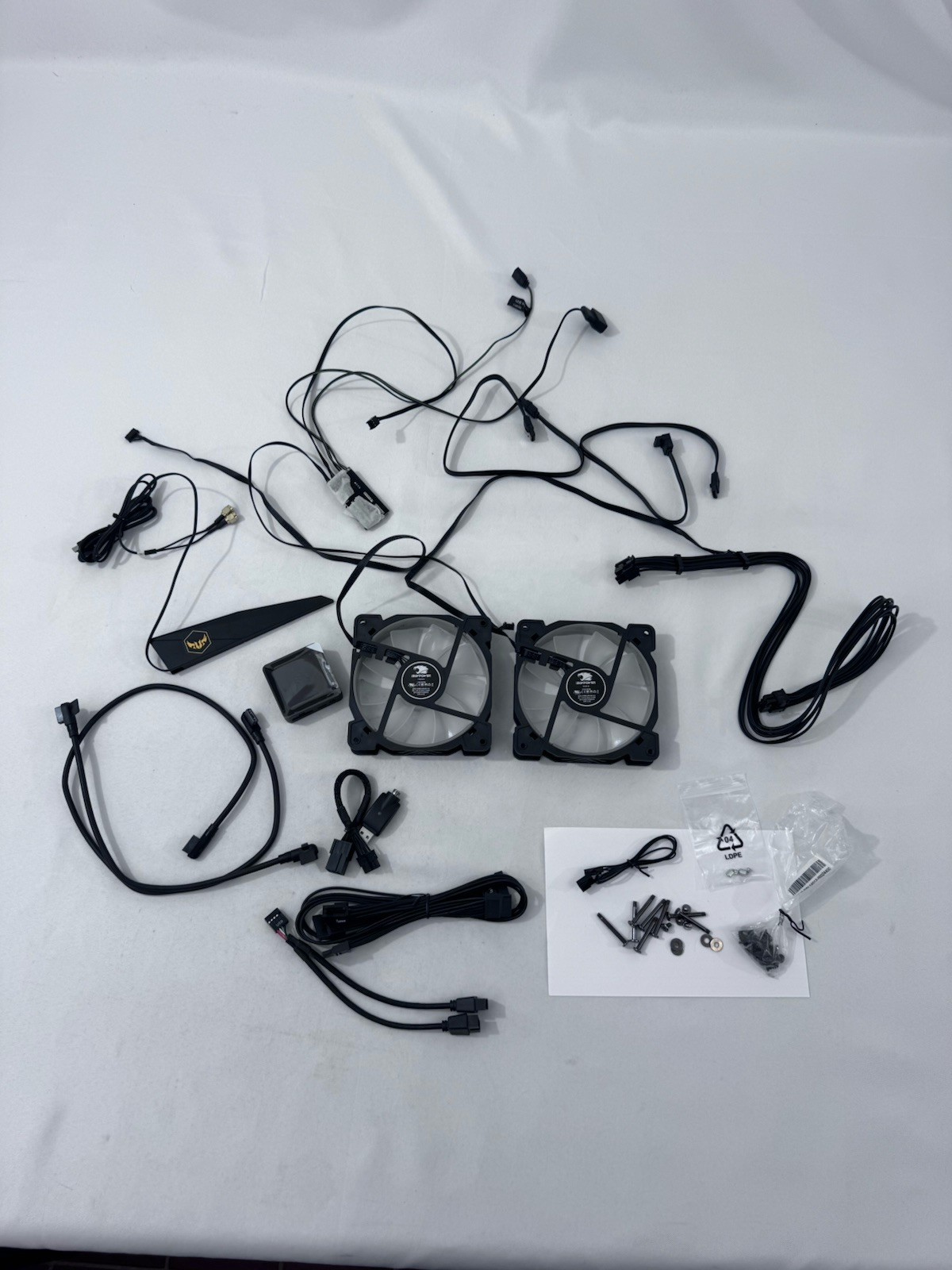 Corsair iCUE Commander Core XT BitFenix 120mm Fans PC Cable Parts Lot FAST SHIP